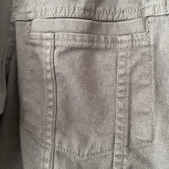 Pact Gray Organic Cotton Jean Jacket sz XL Natural Versatile Utility Minimalist - Picture 4 of 8
